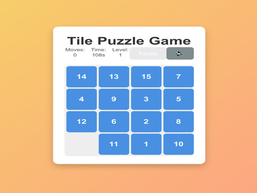 image Tile Puzzle Game